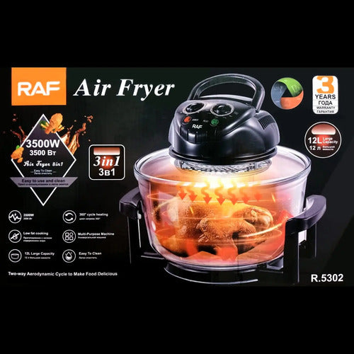 Air Fryer Fritadeira Raf 12l Recipiente Transparente 220v