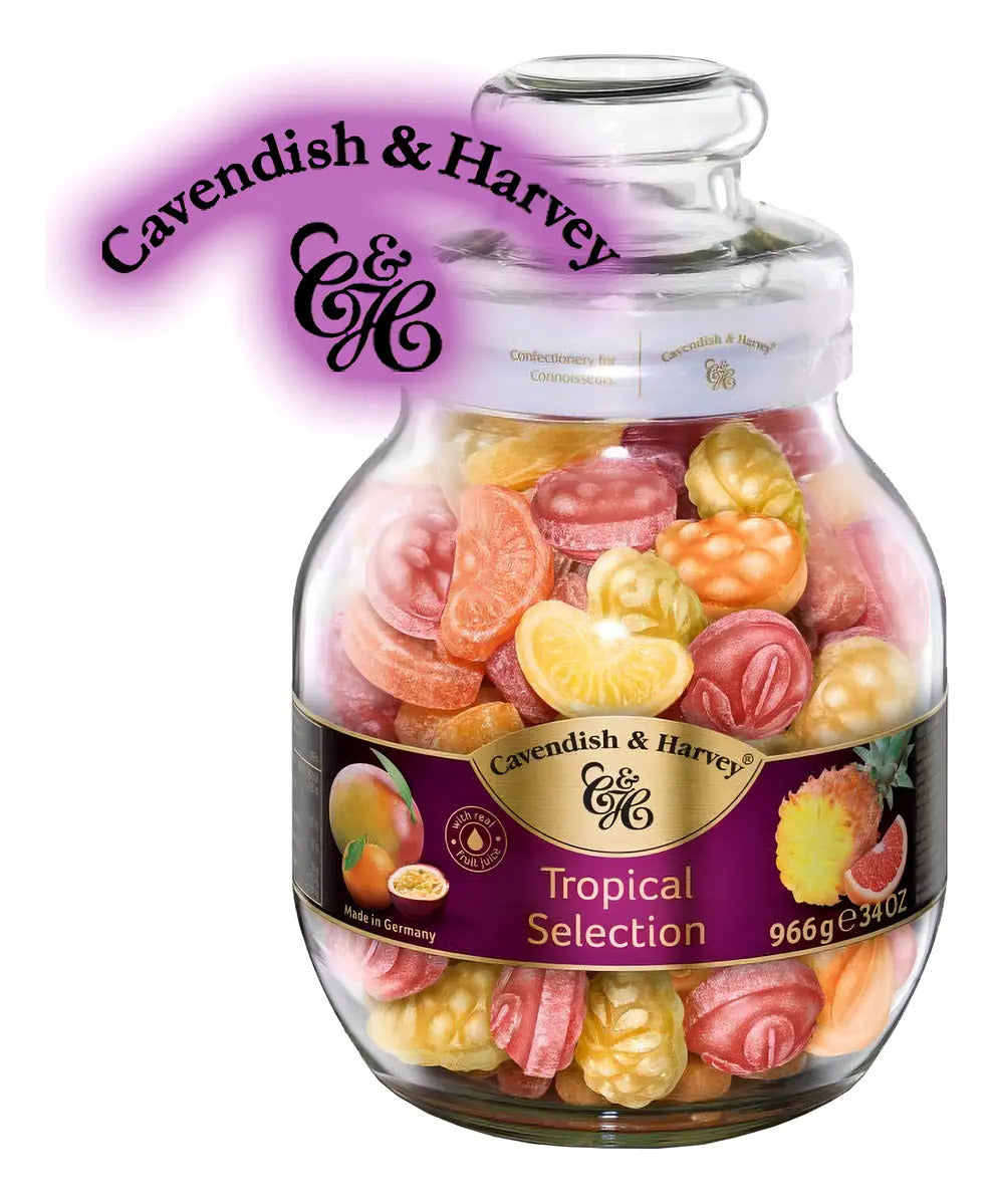 Kit 4 Sabores Bala Alemã Cavendish & Harvey 966gr Imediato