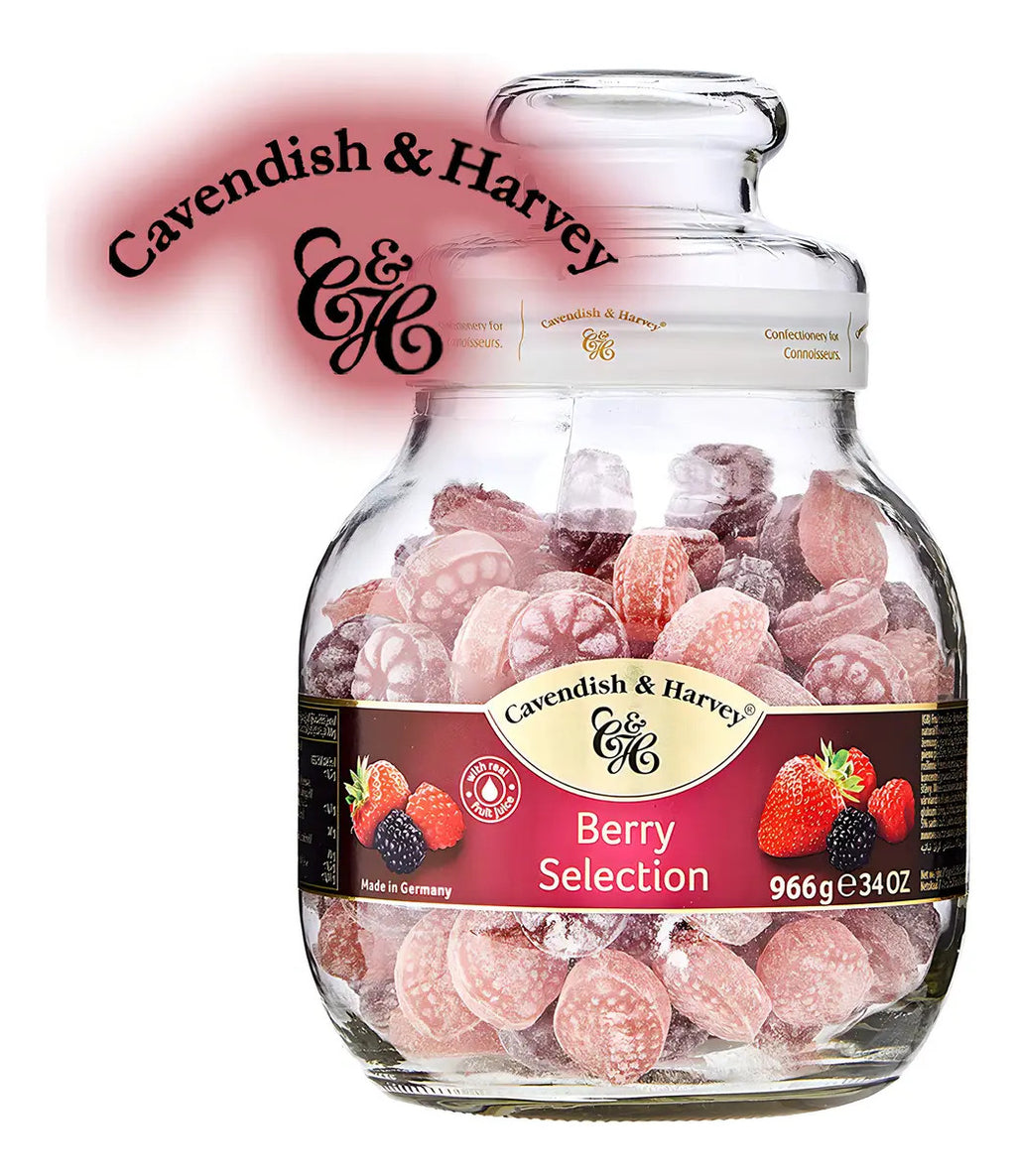 Kit 4 Sabores Bala Alemã Cavendish & Harvey 966gr Imediato