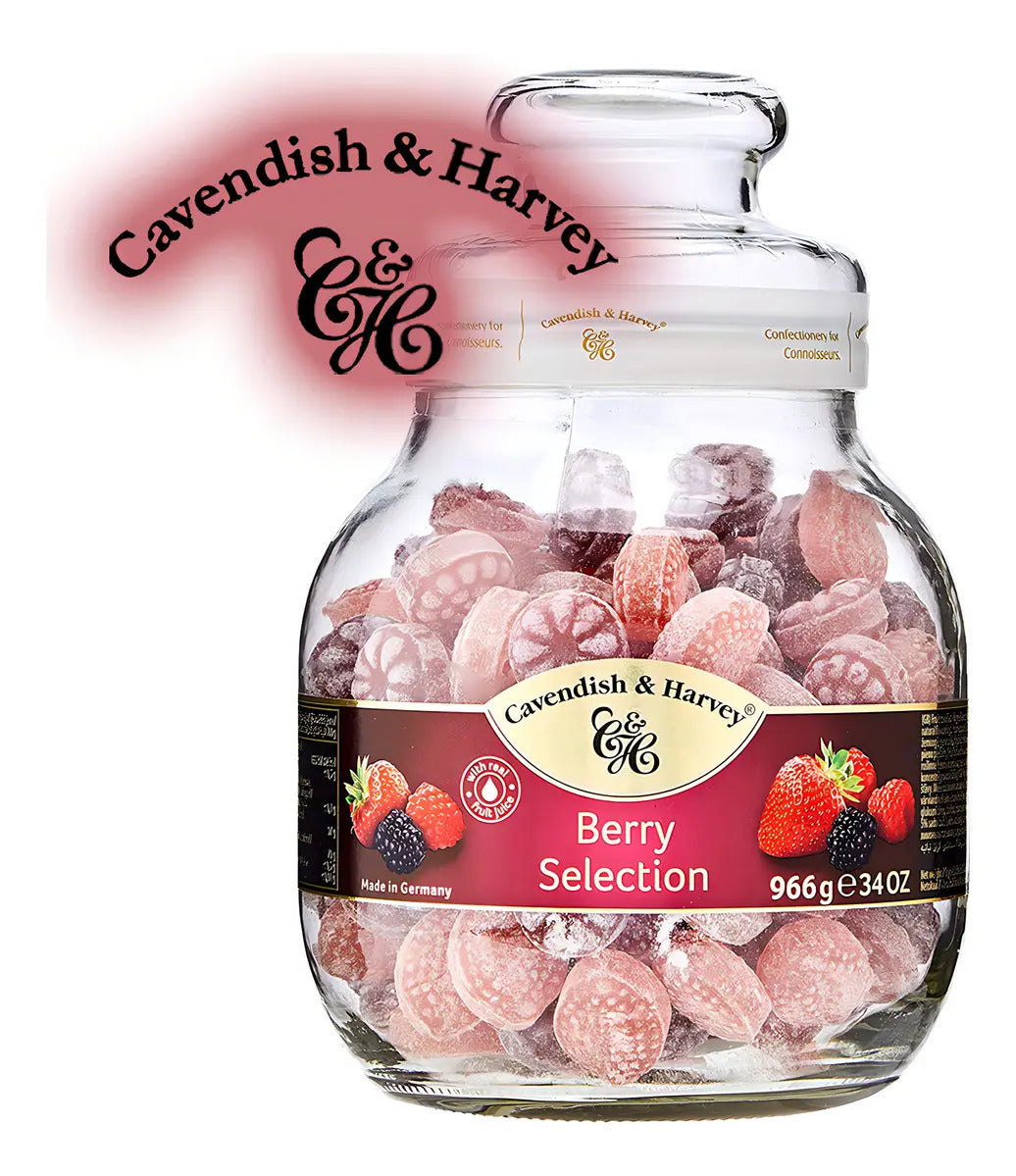 Kit 4 Sabores Bala Alemã Cavendish & Harvey 966gr Imediato
