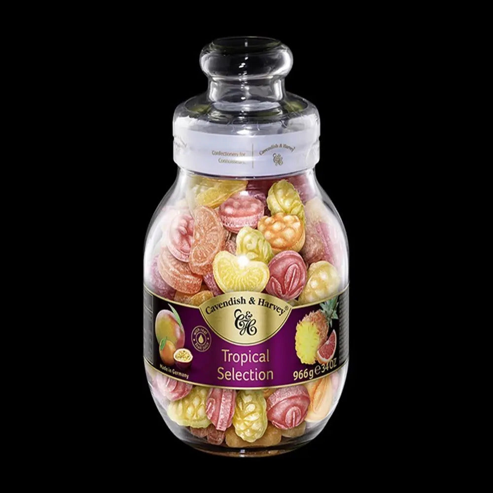 Balas Alemãs Cavendish Frutas Tropícais 966gr Envio Imediato