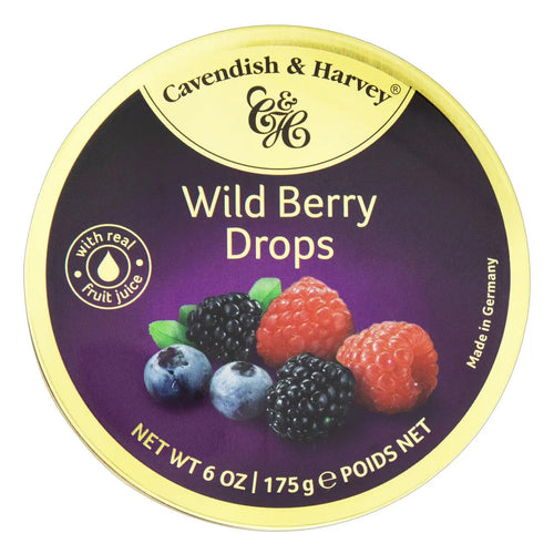 Bala Alemã Cavendish & Harvey Wild Berry Drops 175gr