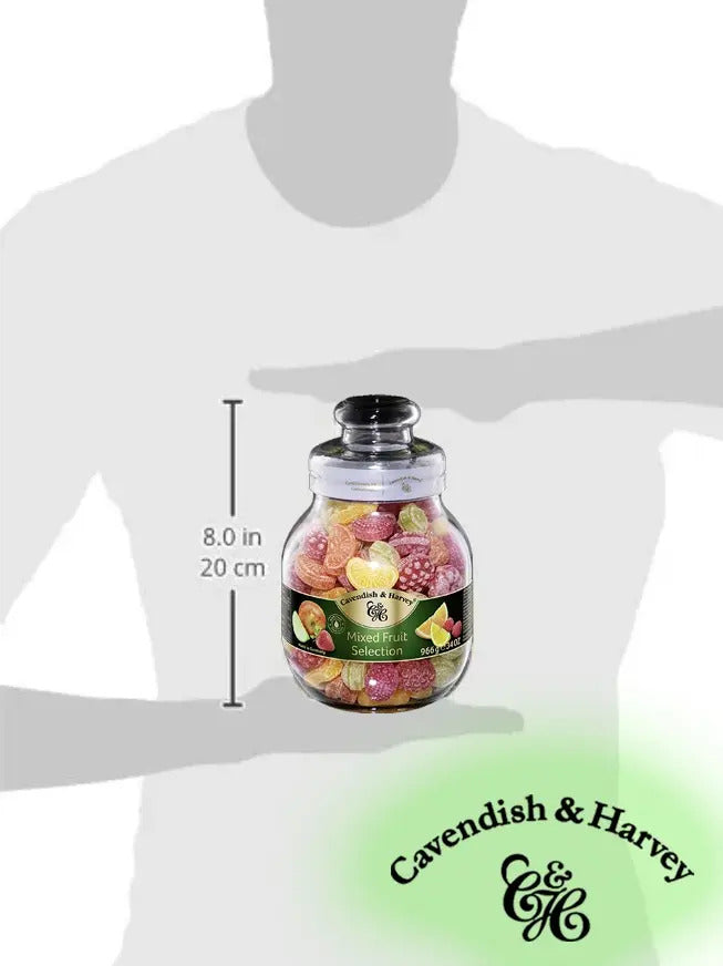Balas Alemãs Cavendish Mix Fruit 966gr Envio Imediato