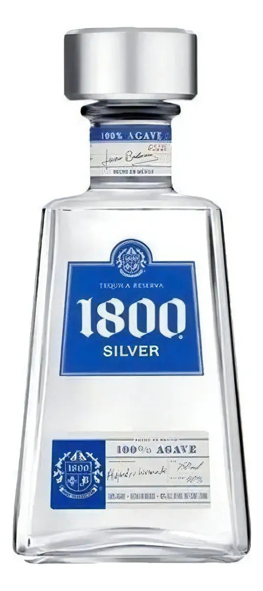 Tequila 1800 Prata 100% Agave Importada do México