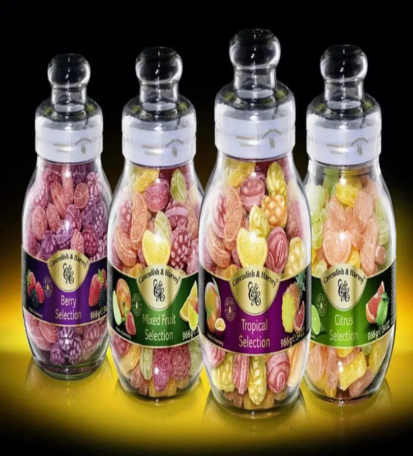 Balas Alemãs Cavendish Frutas Tropícais 966gr Envio Imediato
