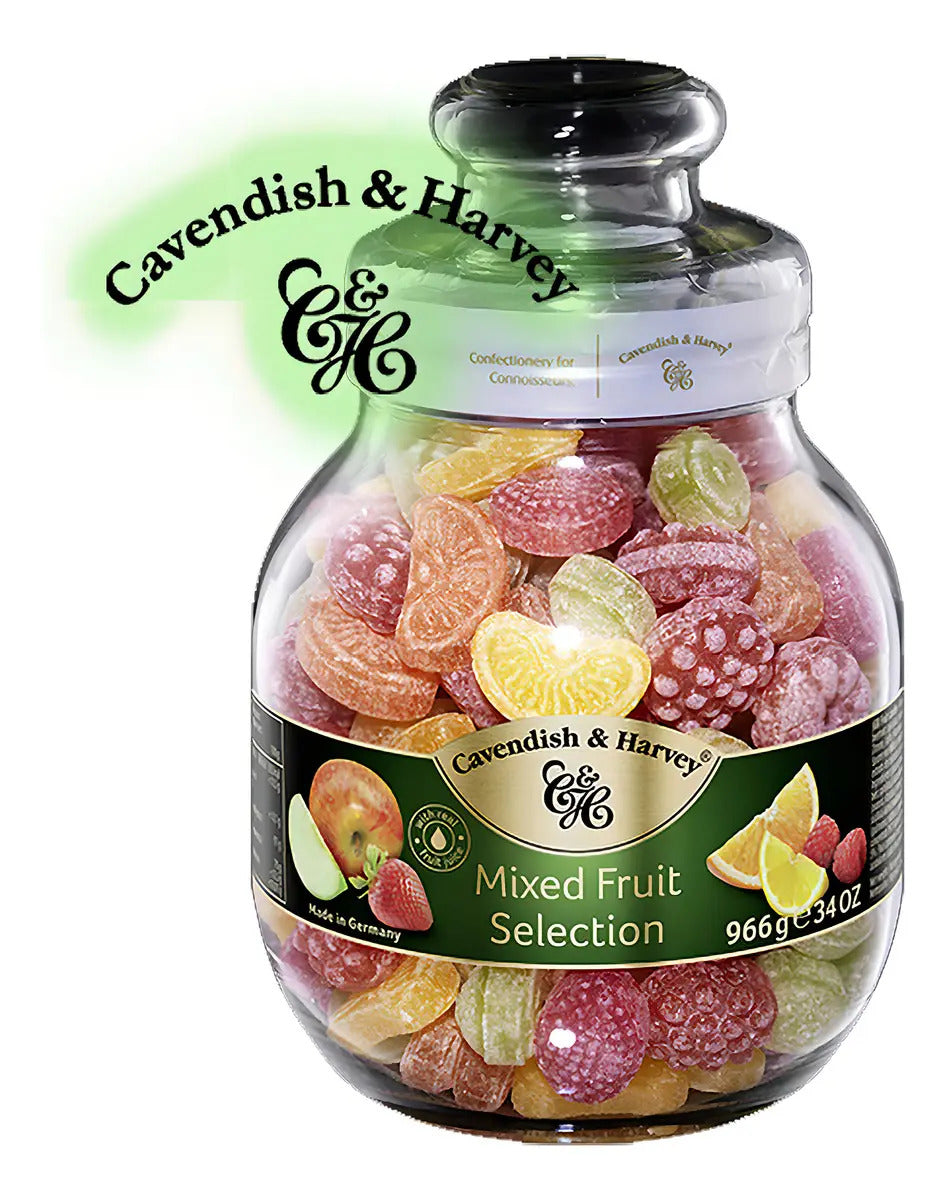 Kit 4 Sabores Bala Alemã Cavendish & Harvey 966gr Imediato