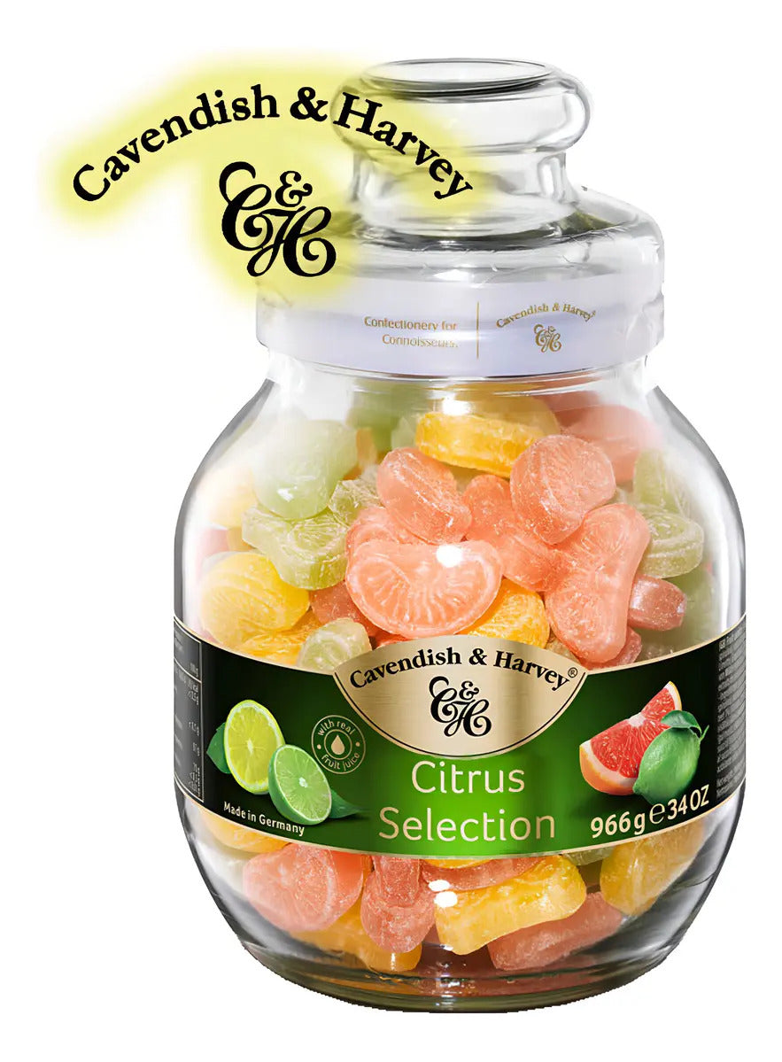 Kit 4 Sabores Bala Alemã Cavendish & Harvey 966gr Imediato