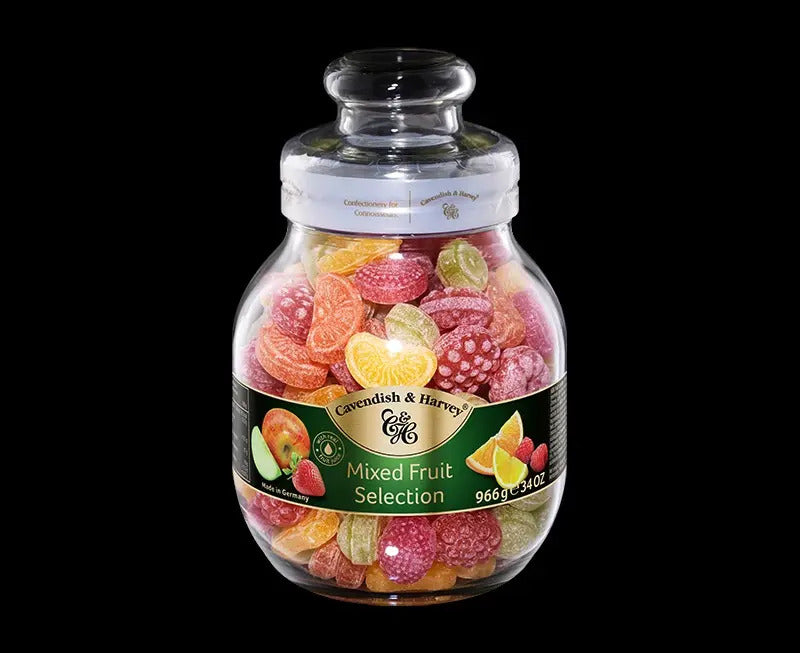 Balas Alemãs Cavendish Mix Fruit 966gr Envio Imediato
