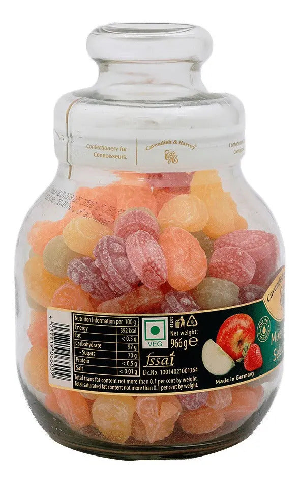 Balas Alemãs Cavendish Mix Fruit 966gr Envio Imediato