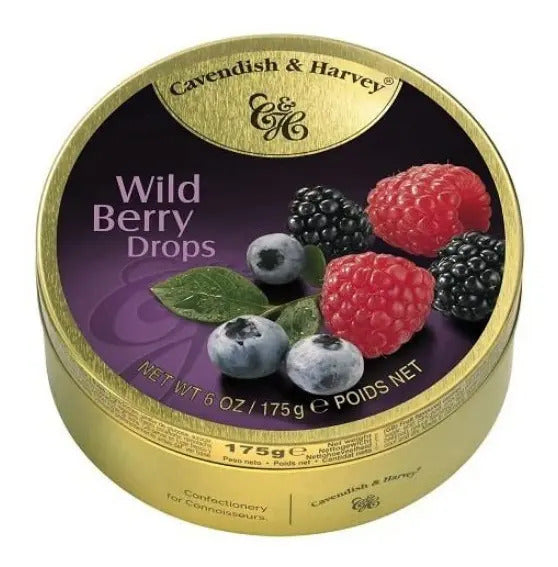 Bala Alemã Cavendish & Harvey Wild Berry Drops 175gr