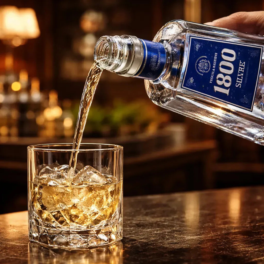 Tequila 1800 Prata 100% Agave Importada do México