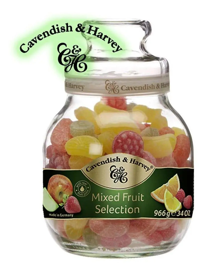 Balas Alemãs Cavendish Mix Fruit 966gr Envio Imediato